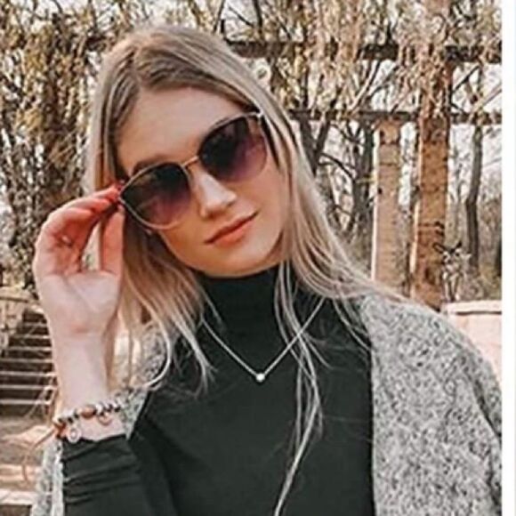 Round frame flat lens Sunglasses - Picture 6 of 6